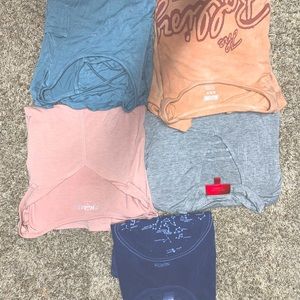 I have 5 random tshirts